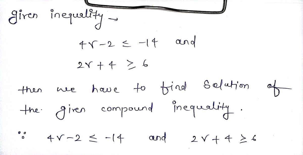 Algebra homework question answer, step 1, image 1